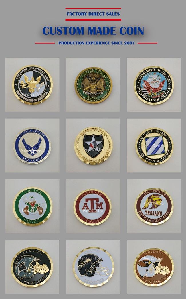 Customized Zinc Alloy Personalized Coins For Collectible Antique Silver Plating