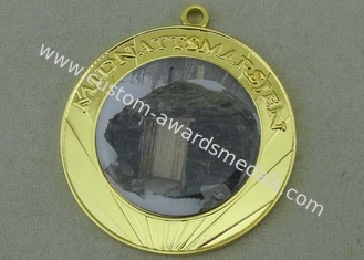 KG Carnival Soft Enamel Medal Zinc Alloy Die Casting With Customized Ribbon
