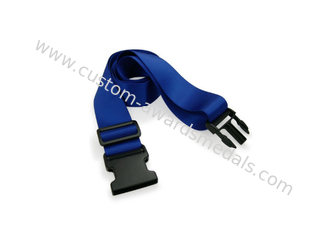 Promotional Polyester Luggage Belt, Suitcase Beltswith Plastic Buckle And Adjustable Clip