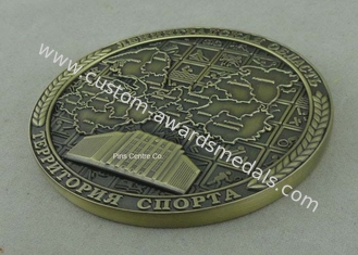 3D Government Die Cast Medals Awards Personalized Medals With Pewter