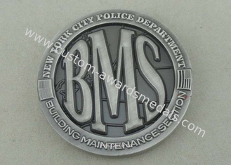 Zinc Alloy Personalized Coins Police Custom Challenge Coins By Brass Die Struck