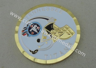 Professional Brass Personalized Coins With Flat / Double Back