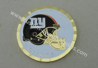 Round Personalized Coins , Custom Metal Coins Flat Or Double Back