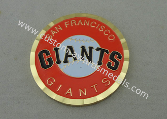 Die Struck San Francisco Giants Personalized Coins 2.0 Inch and Gold Plating