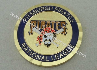 Pirates Personalized Coins With Copper Material And Size In 1.75 Inch