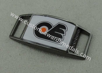 Shoe Enamel Lapel Pin With Zinc Alloy , Black Nickel Plating 1.25 Inch
