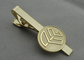 Aluminum, Stainless Steel, Copper Stamping Personalized Tie Bar, Collar Tie Bars With Gold Plating