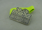 3.0 Inch Sports Die Cast Medals Zinc Alloy 3D With Antique Silver Plating