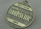Wine Die Cast Medals , 3D Zinc Alloy Awards Medals Antique Bronze Color