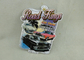 Die Stamped Souvenir Car Badge , Printing Fridge Badge With Magnet