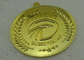 Customized Medallion For Running Competition Event , Baseball Medals With Heat Transfer Lanyard