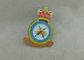 Zinc Alloy Transparent Soft Enamel Pin , Military Honor Royal Air Force Pin Badges