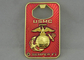 Metal Soft Enamelpersonalized Coins Usmc With Bottle Opener And Gold Plating