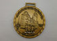 Marathon Running Award Medals By Stamping , Full Relief Zinc Alloy Enamel Medals