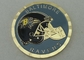 Die Stamped Soft Enamel Personalized Coins By Brass With Gold Plating
