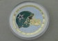 Personalized Coins Brass Die Stamped With Gold Plating For Military