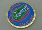 Florida Gators 3/4 Inch  Personalized Coins , Brass Die Struck With Soft Enamel