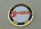 Zinc Alloy Brewers Personalized Coins With Diamond Cut Edge And 2.0 Inch