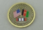 Anti-Terrorist Strike Force Personalized Coin, Soft Enamel, Antique Brass, Copper Stamped