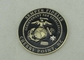 3D SEMPER FIDELIS USA Navy Personalized Coins Brass Die Struck / Antique Brass Plating