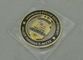 Soft Enamel Personalized Coins Honolulu Police Department , Gold Plating 3D Zinc Alloy Coin 2.5 Inch
