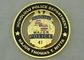 Soft Enamel Personalized Coins Honolulu Police Department , Gold Plating 3D Zinc Alloy Coin 2.5 Inch