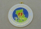 Half Marathon Enamel Medal Brass , Die Stamped Fresh Soft Enamel Badge Medal