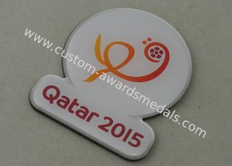 Soft Fridge Magnet Badges Award Badges Brass Offset Printing 0.8 Mm Thickness