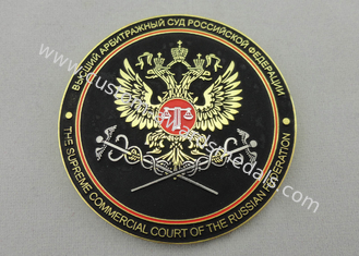 Die Stamping Copper / Zinc Alloy / Pewter Magnet Badge with Stamped, Photo Etching, Injection