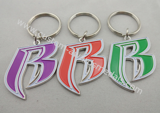 Zinc Alloy Die Casting Inner Cut Key Chain, Customized Key Chains with Nickel Plated