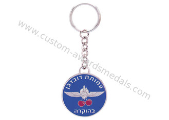 Die Cast, Die Struck, Stamped 3D Nickel Plating Metal Promotional Keychain