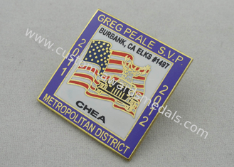 GREG PEALE SVP Imitation Hard Enamel Lapel Pin, Brass Material, Gold Plating With Printing