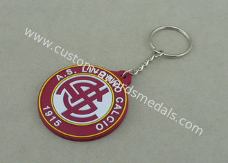 Promotional PVC Keychain Double Sides 2D Souvenir Soft Silicon OEM ODM