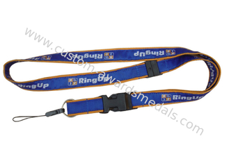 Silk Screen Printing Custom Promotional Lanyards, Id Card Lanyard With Polyester, Nylon, Silicone, Satin