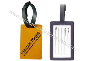 Promotional Gift Soft Pvc Luggage Tag, Printed Luggage Tags
