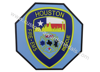 Promotional Souvenir Gift Houston Rescue Pvc Coaster, Customized Coaster
