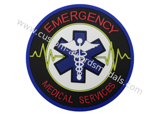 Emergency Medical Services PVC Coaster, Custom Drink Coasters For Business Promotion