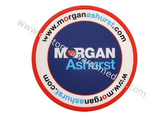 Custom Morgan Ashurst Soft PVC Coaster, Drink Coasters For Coffee