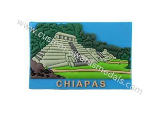 3D Custom Chiapas Soft Pvc Fridge Magnet, Fridge Photo Magnets