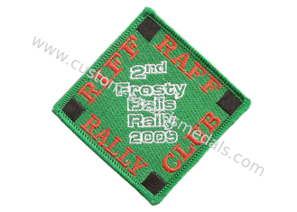 Frosty Balls Rally Woven Or Embroidery Patch with Iron Glue on Back Side