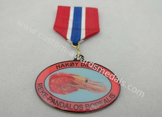 Iron / Brass / Copper / Zinc Alloy 2D or 3D Offset Printing Medal for Souvenir Gift