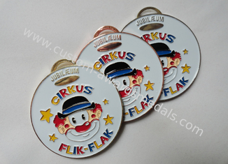 Sport Meeting Cirkus Flik Flak Soft Enamel Medal, Zinc Alloy Die Casting with Gold Plating