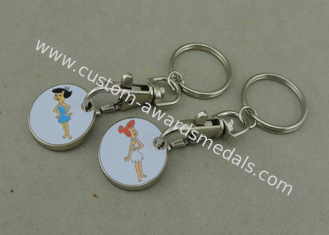 Market Trolley Keyring Die Casting Supermarket Trolley Tokens Brass Material