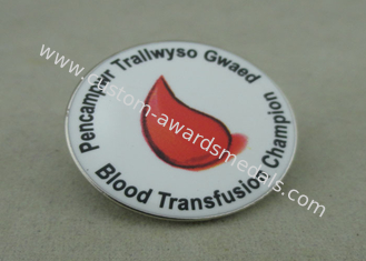 Offset Printing Lapel Hard Enamel Pin Copper Die Struck Public Welfare Brooch