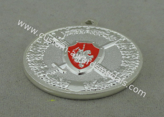 Russia Army Celebration Die Cast Medals Customizable Medals With Silver Plating