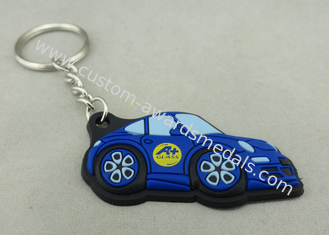 Customized Colorful PVC Keychain , 3D Soft PVC Promotional Key Tag