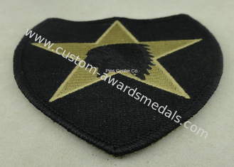 USA Military Personalised Embroidered Badges , Embroidery Custom Cloth Patches