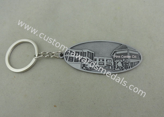 Scuba Diving Metal Pewter Promotional Keychain with Antique Brass Plating for Promotional Gift