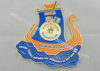 Customized Zinc Alloy Enamel Medal , Colorful Souvenir Medal For Decorate