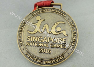 Zinc Alloy Die Casting Sport Medals , Customized Running Medals By Stamping